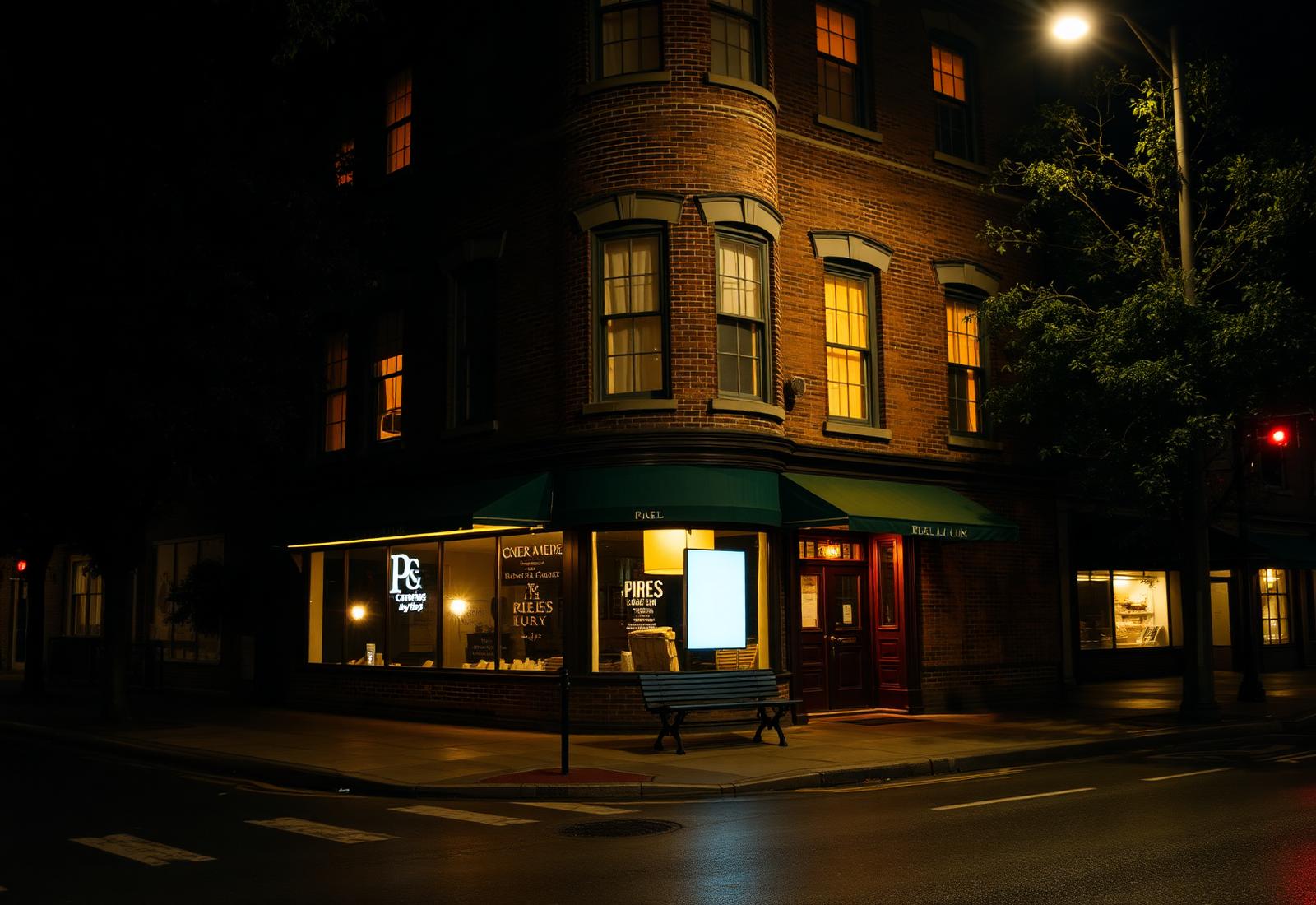 Evening street scene near 1101 Kenyon St NW, a few minutes' walk from 749 Kenyon Street NW