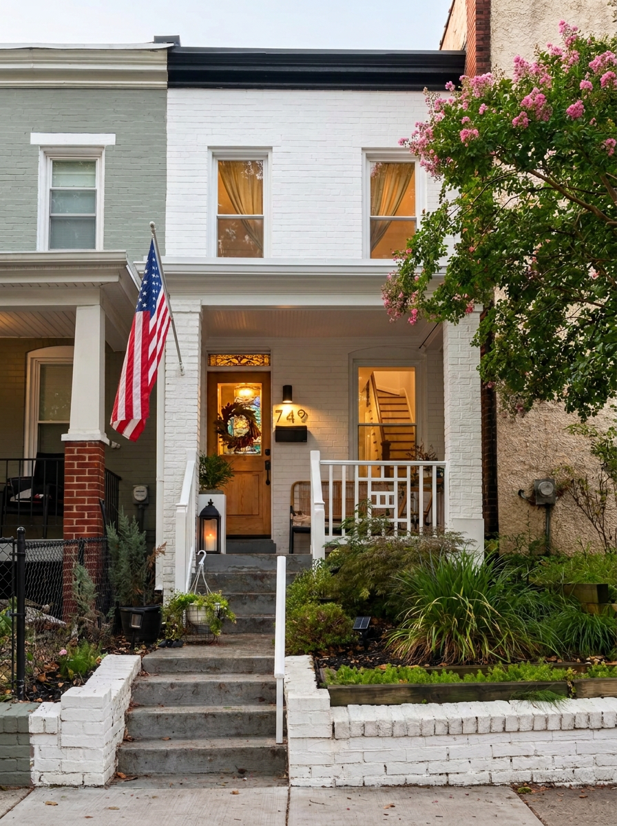 749 Kenyon Street NW — the facade — after